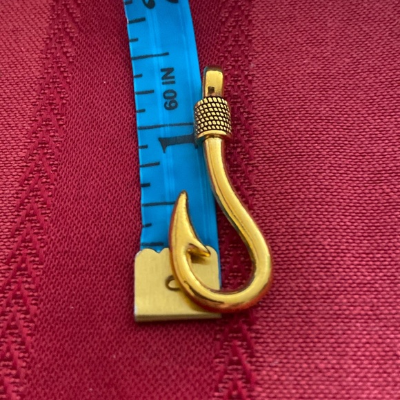 5/$10❤️❤️❤️NEW BRASS HOOK CHARM PENDANT - Picture 2 of 2